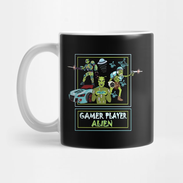 Gamer Player Alien by bry store